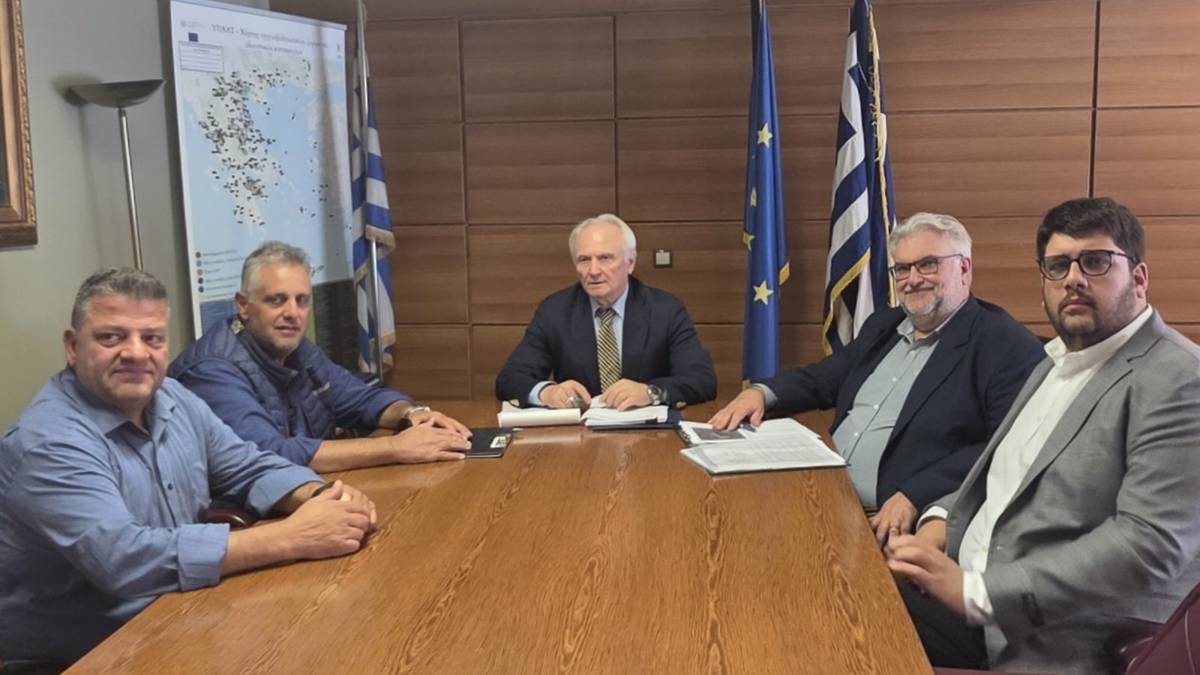 Από τη συνάντηση εργασίας εκπροσώπων των Μεγάρων με τον υφυπουργό Αγροτικής Ανάπτυξης και Τροφίμων