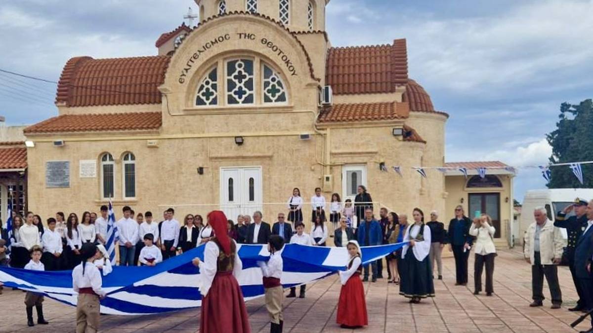 Στιγμιότυπο από τις εκδηλώσεις για την 28η Οκτωβρίου στον Δήμο Χερσονήσου