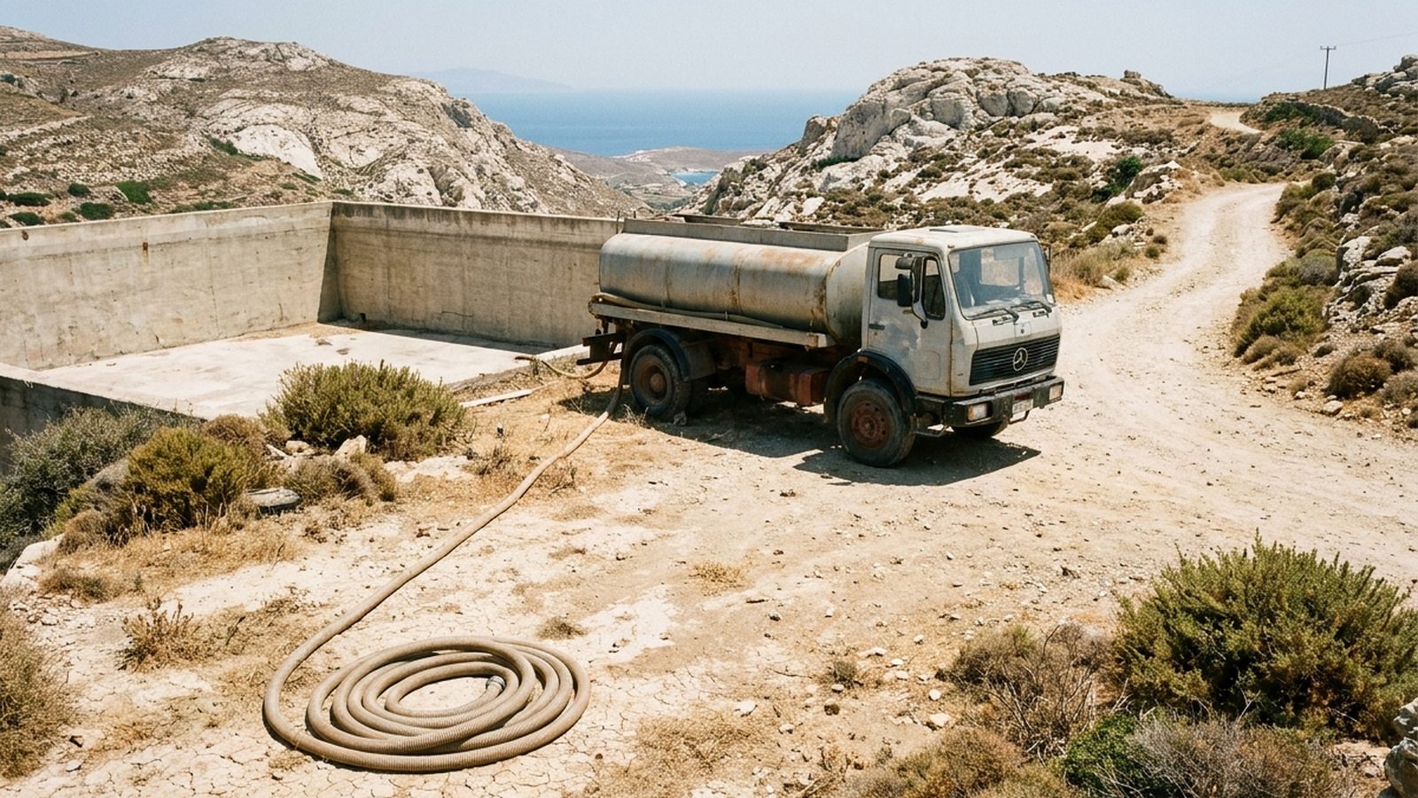 Ενδεικτική εικόνα έργων υποδομής. Δημιουργήθηκε με AI.