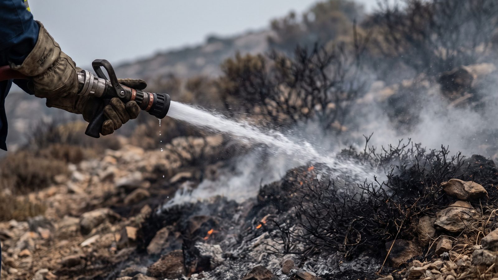 Ενδεικτική εικόνα από πυρκαγιά. Δημιουργήθηκε με AI.