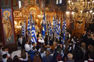 Δοξολογία για την 28η Οκτωβρίου στα Άνω Λιόσια — φωτογραφία 17 από 29