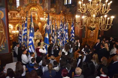 Δοξολογία για την 28η Οκτωβρίου στα Άνω Λιόσια — φωτογραφία 18 από 29