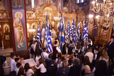 Δοξολογία για την 28η Οκτωβρίου στα Άνω Λιόσια — φωτογραφία 22 από 29
