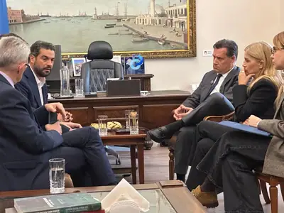 Συνάντηση Δημάρχου Χανίων και Υπουργού Υγείας, Χανιά — φωτογραφία 1 από 2
