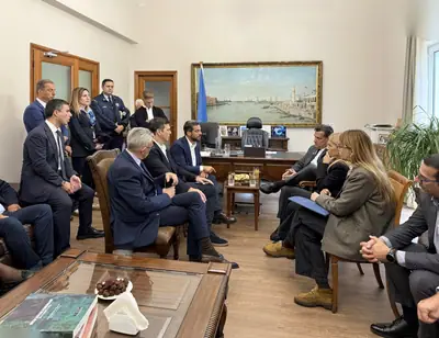 Συνάντηση Δημάρχου Χανίων και Υπουργού Υγείας, Χανιά — φωτογραφία 2 από 2