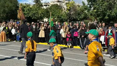 Εορτασμοί και παρέλαση της 28ης Οκτωβρίου στο Κερατσίνι-Δραπετσώνα — φωτογραφία 11 από 41
