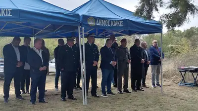 Η εκδήλωση μνήμης του Δήμου Κιλκίς για τα Μαρτυρικά Χωριά του ανατολικού Κιλκίς στο Μνημείο Πεσόντων — φωτογραφία 2 από 21