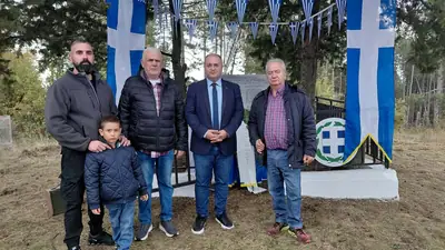 Η εκδήλωση μνήμης του Δήμου Κιλκίς για τα Μαρτυρικά Χωριά του ανατολικού Κιλκίς στο Μνημείο Πεσόντων — φωτογραφία 6 από 21