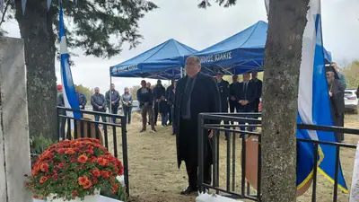 Η εκδήλωση μνήμης του Δήμου Κιλκίς για τα Μαρτυρικά Χωριά του ανατολικού Κιλκίς στο Μνημείο Πεσόντων — φωτογραφία 9 από 21