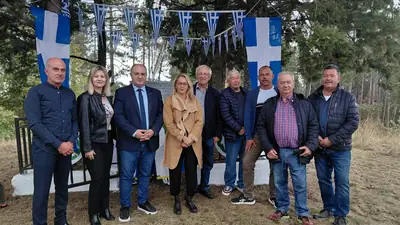 Η εκδήλωση μνήμης του Δήμου Κιλκίς για τα Μαρτυρικά Χωριά του ανατολικού Κιλκίς στο Μνημείο Πεσόντων — φωτογραφία 19 από 21