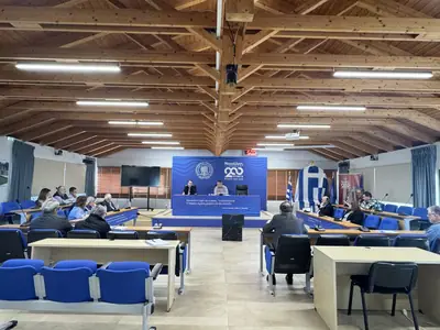Συνάντηση για τις ΔΟΥ, Δημαρχείο Μεσολογγίου — φωτογραφία 1 από 4