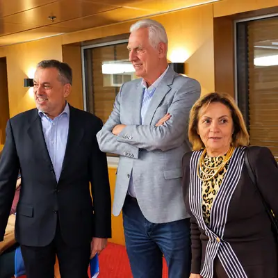 Στιγμιότυπο από τη διάλεξη για την ασφάλεια στο διαδίκτυο στο Δημαρχείο Περιστερίου — φωτογραφία 6 από 6