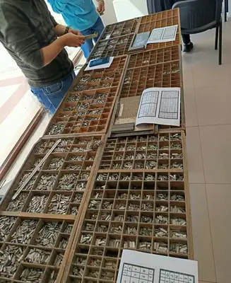 Σεμινάριο κλασικής τυπογραφίας, Βικελαία Δημοτική Βιβλιοθήκη, Ηράκλειο — φωτογραφία 5 από 5